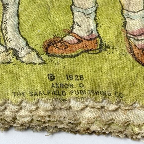 RARE Antique Saalfield Muslin Book "FOND PETS" 1928 Cloth Baby Book.‎ T63 - Picture 8 of 16